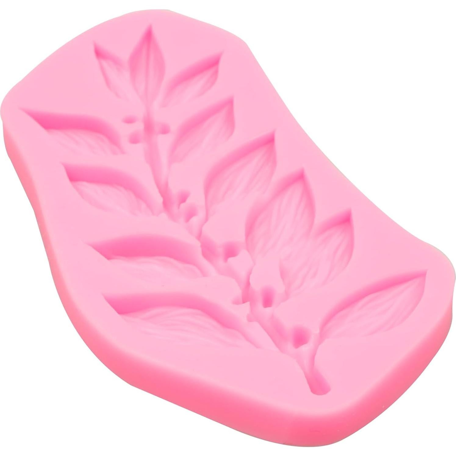 Juego de Moldes de Silicona Rosa Octhallow para Pasteles - 5 Piezas