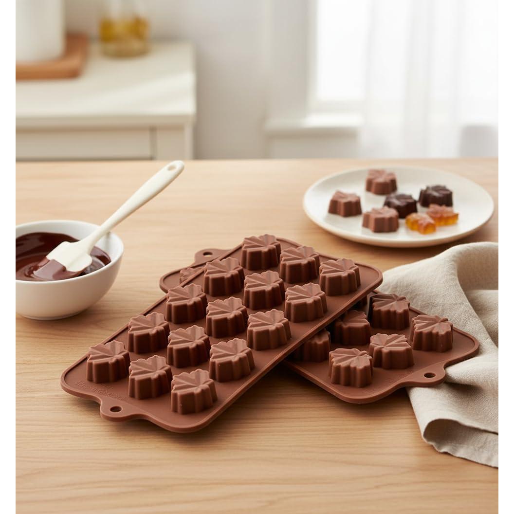 Molde de Silicona Hoja de Arce TYH Supplies - 2 Cavidades