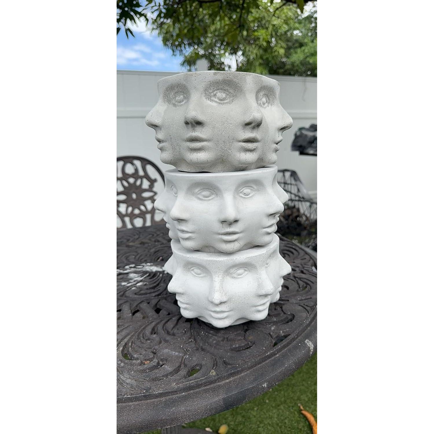 Molde de Maceta de Silicona PSOIRGCNH 19 cm Cara Múltiple