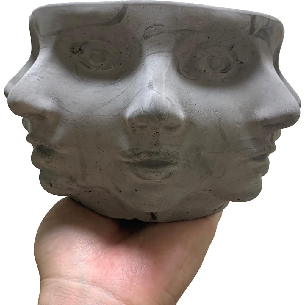 Molde de Maceta de Silicona PSOIRGCNH 19 cm Cara Múltiple