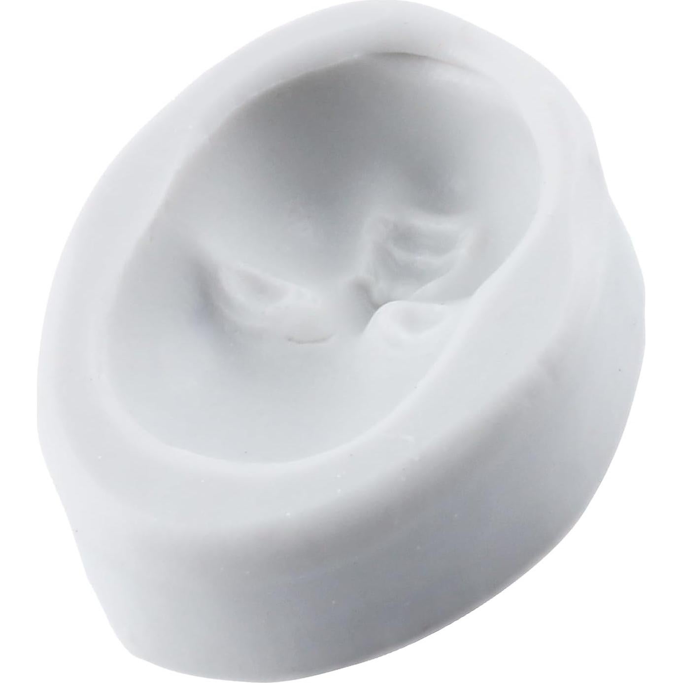 Molde de Silicona de Cara Humana YANQINMS 7.7 cm Reutilizable