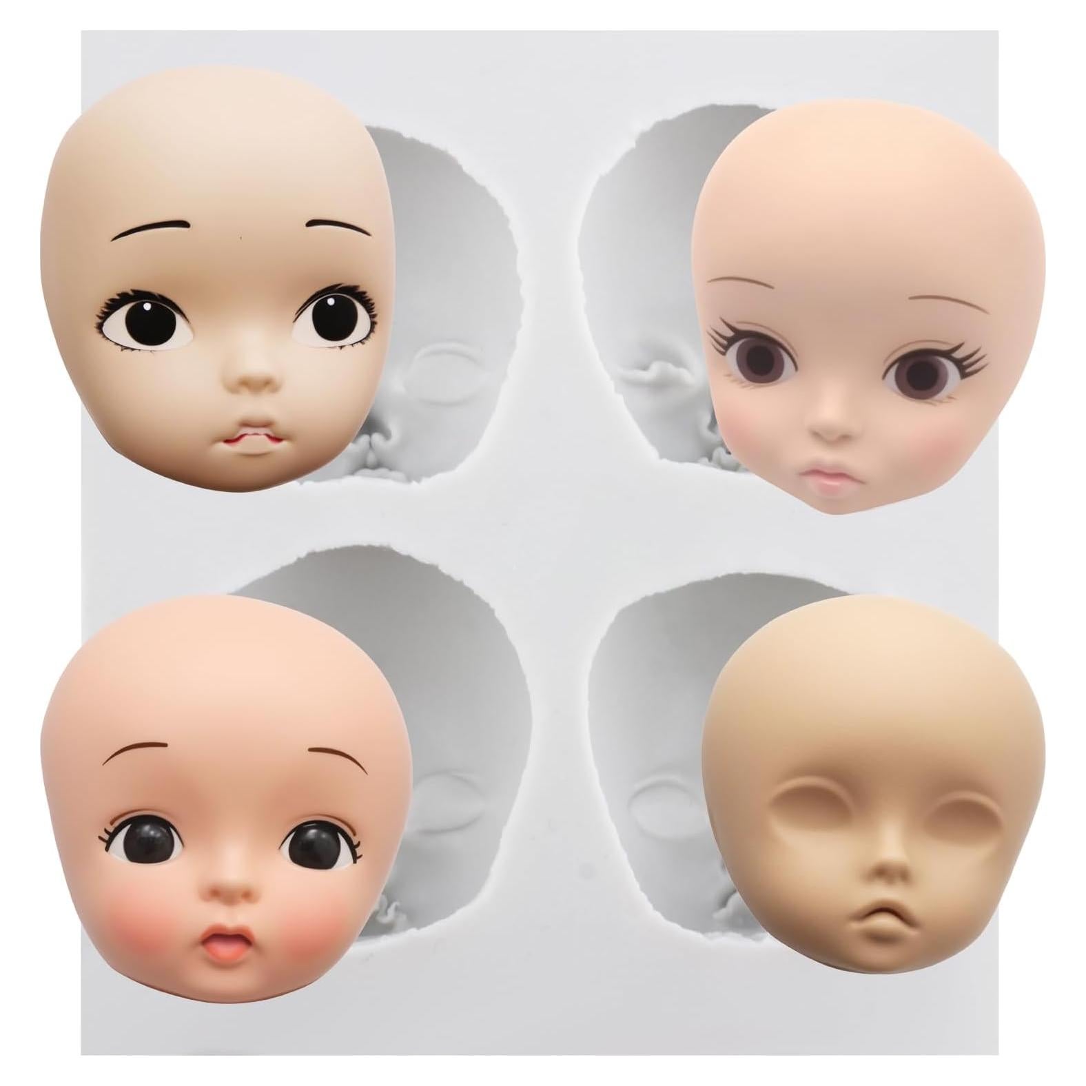 Molde de Silicona para Cara de Bebé TAOXIBEI 8.07x7.29 cm