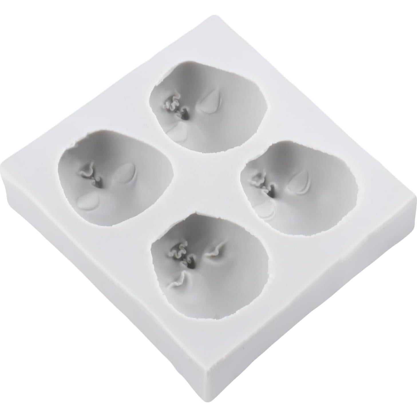 Molde de Silicona para Cara de Bebé TAOXIBEI 8.07x7.29 cm