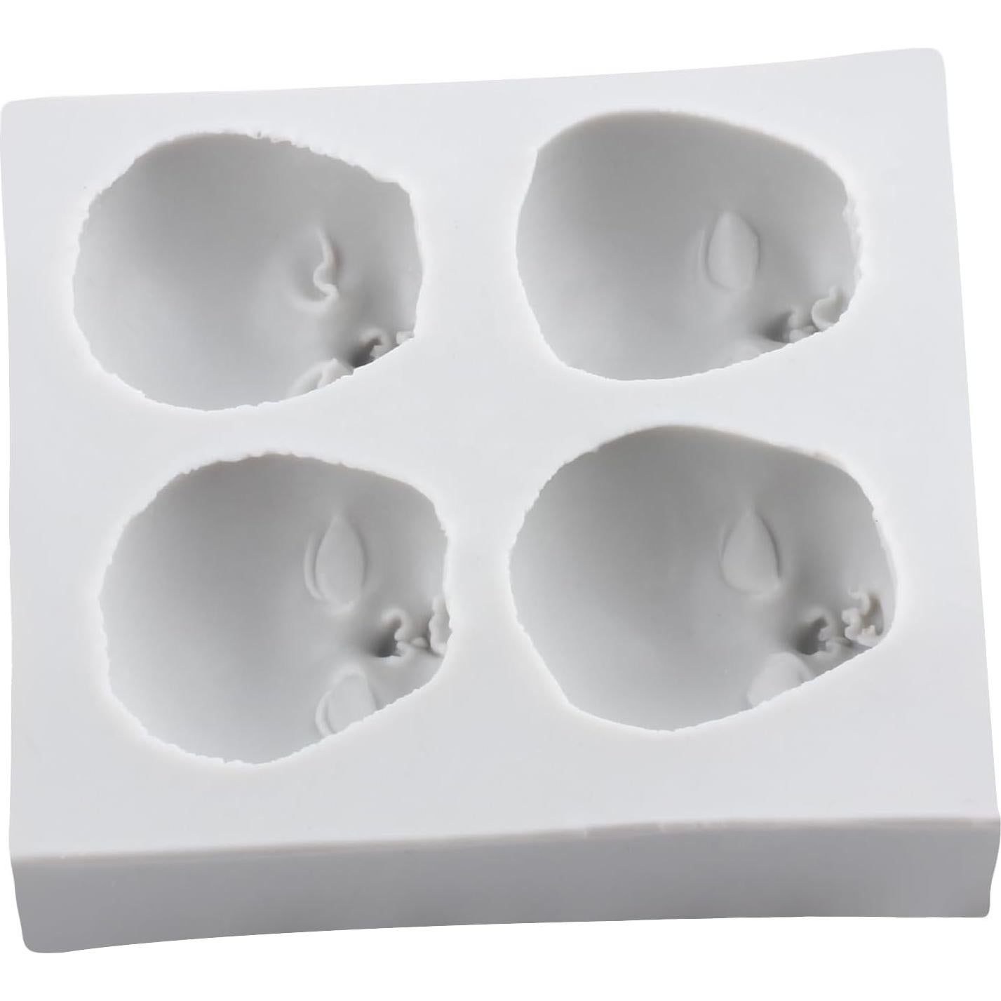 Molde de Silicona para Cara de Bebé TAOXIBEI 8.07x7.29 cm