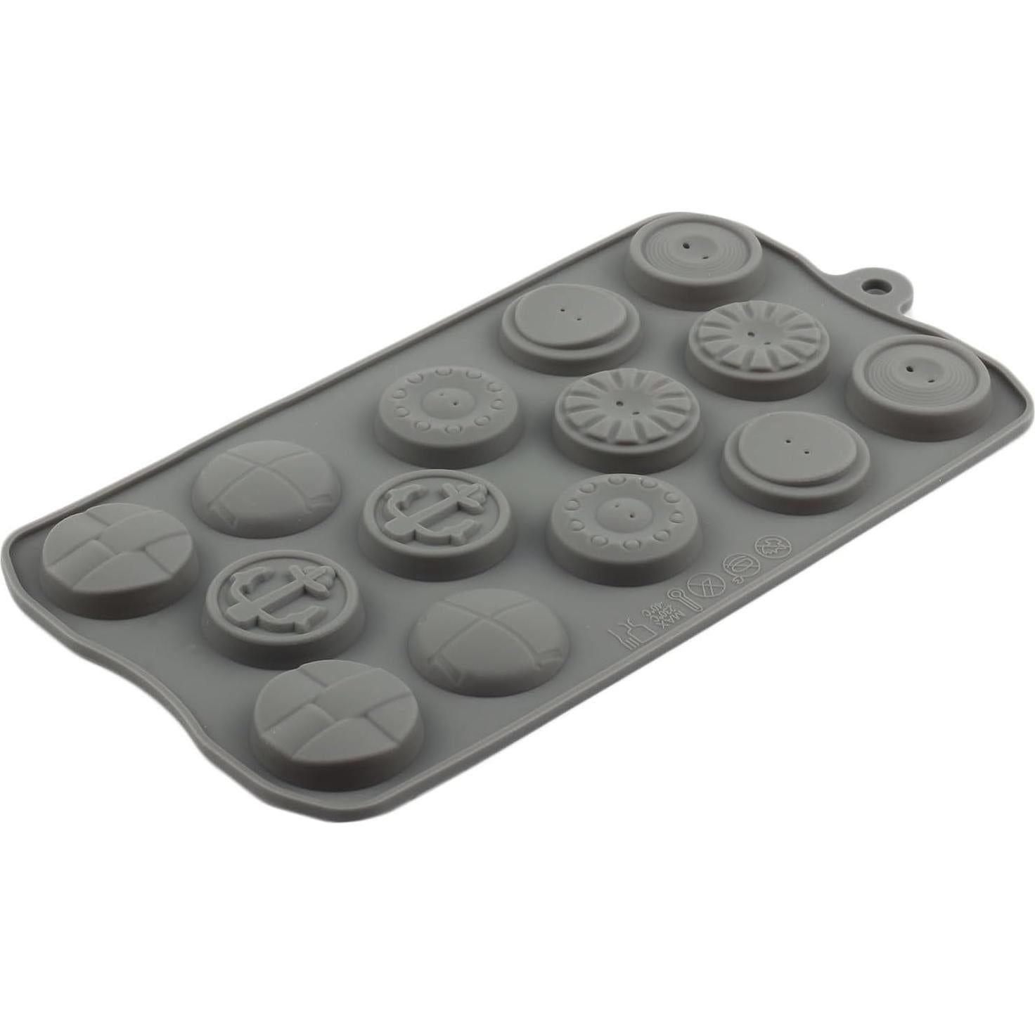 Molde de Silicona para Caramelos de Botón AIBOYA 14 Cavidades