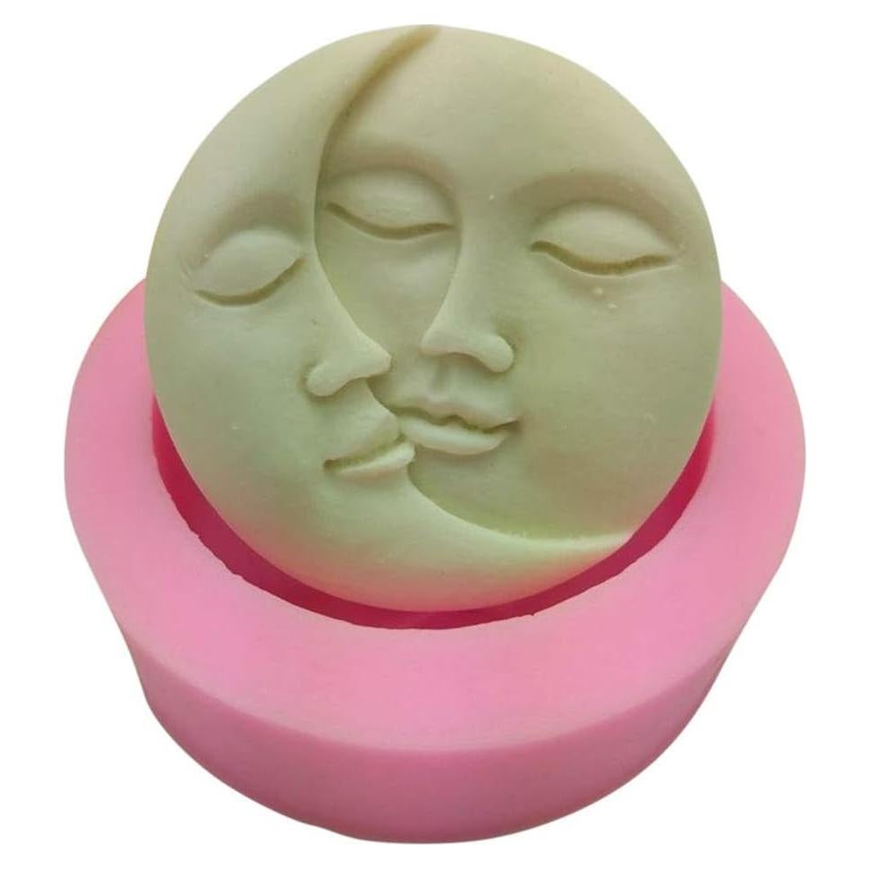 Molde de Silicona Luna EchoDone 9 cm para Joyería y Velas