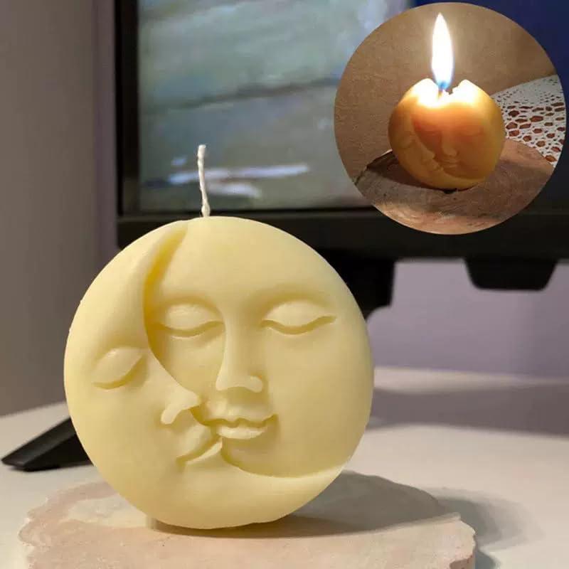 Molde de Silicona Luna EchoDone 9 cm para Joyería y Velas