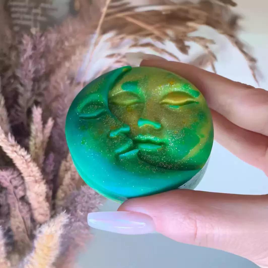 Molde de Silicona Luna EchoDone 9 cm para Joyería y Velas