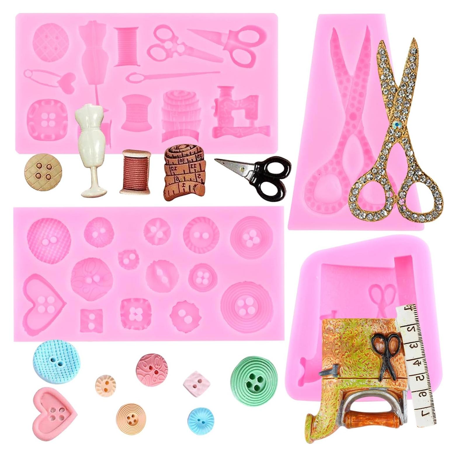 Moldes de Silicona para Herramientas de Costura ZiXiang - Set de 4