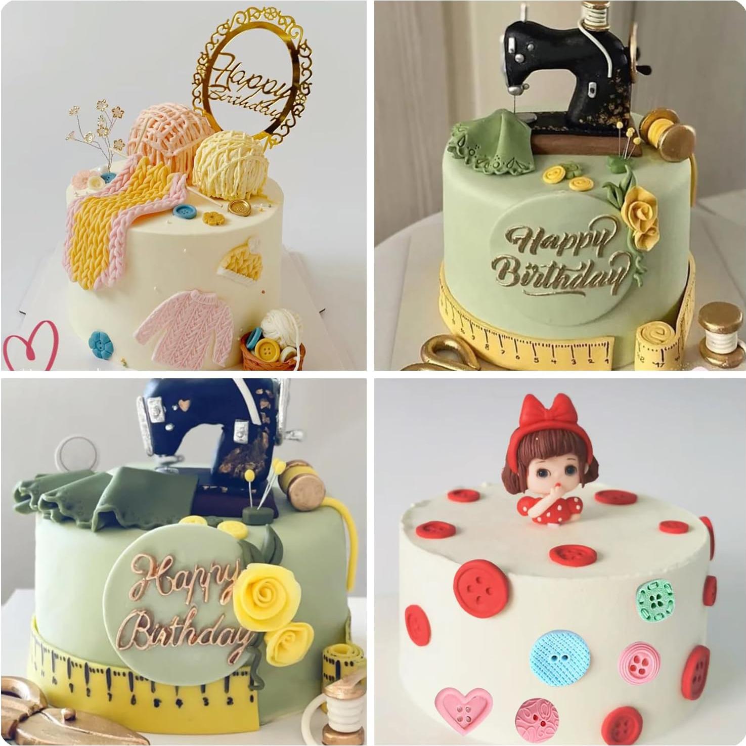 Moldes de Silicona para Herramientas de Costura ZiXiang - Set de 4