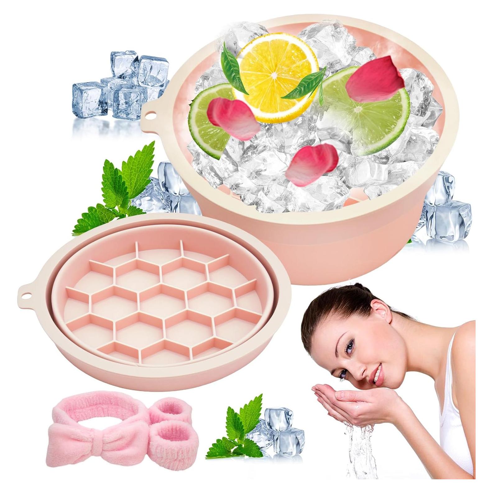 Tazón de Hielo 2-en-1 ElapseGlow para Cara y Bebidas