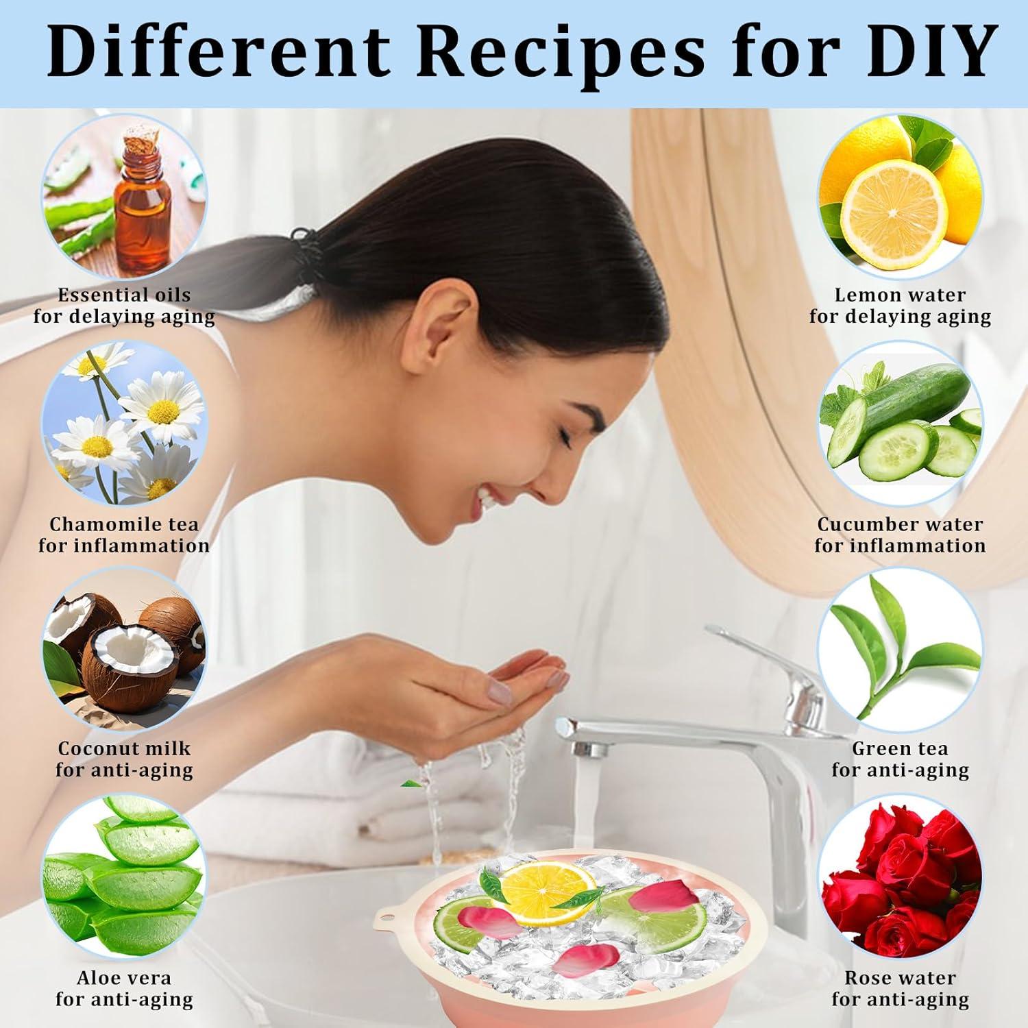 Tazón de Hielo 2-en-1 ElapseGlow para Cara y Bebidas