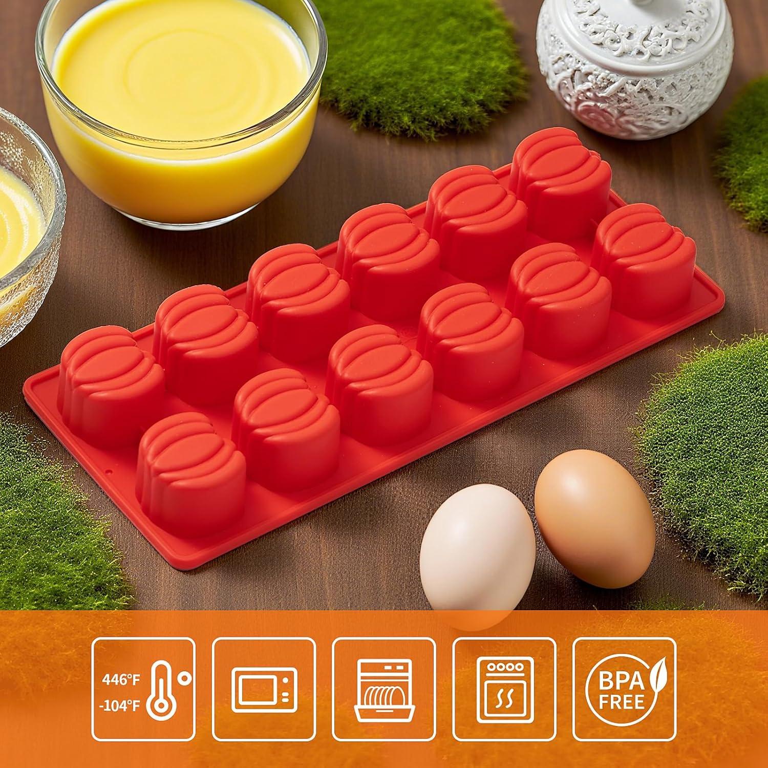 Molde de Silicona para Chocolate Dootafy - Calabaza 3 Piezas