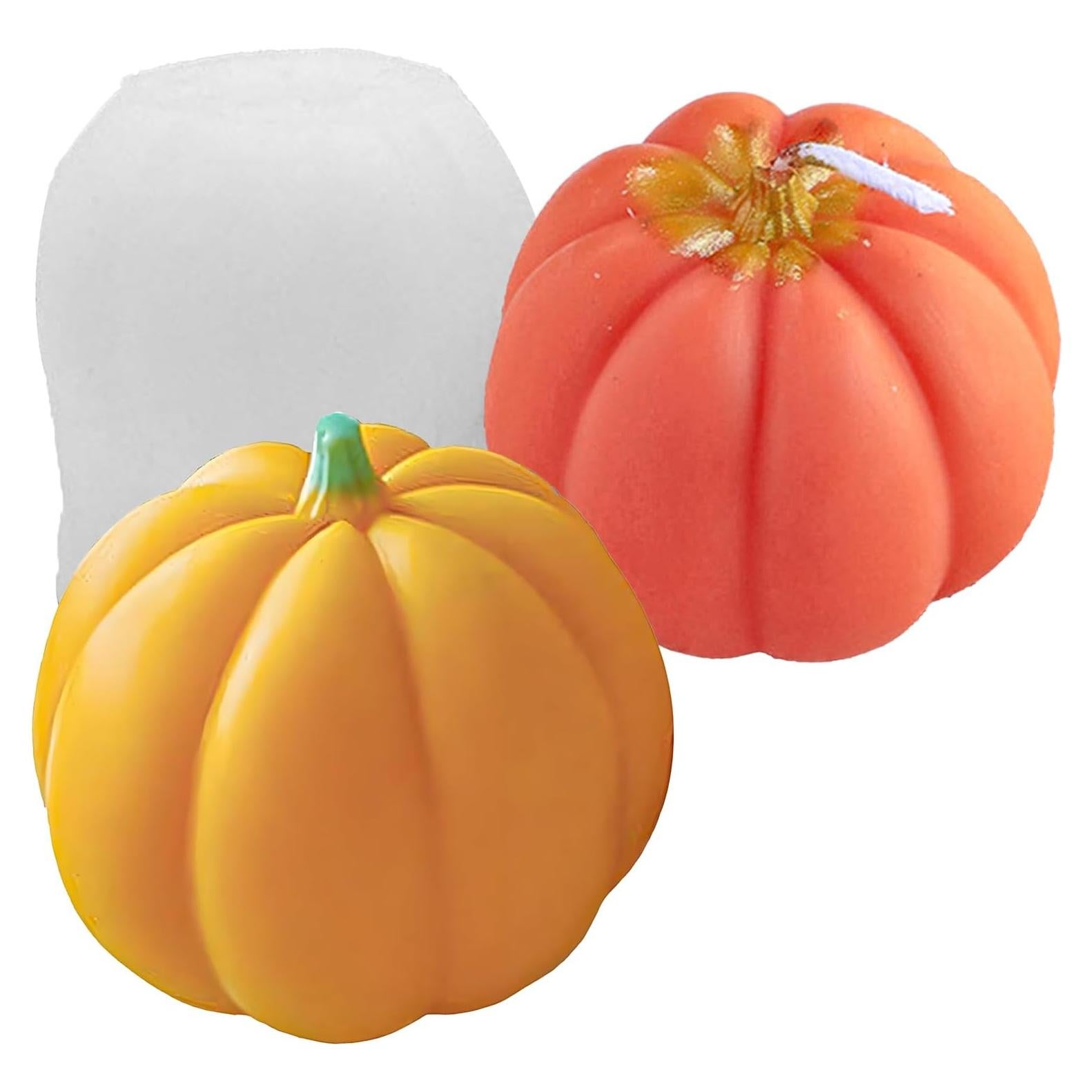 Molde de Silicona Calabaza Japleed para Velas y Jabón 3D