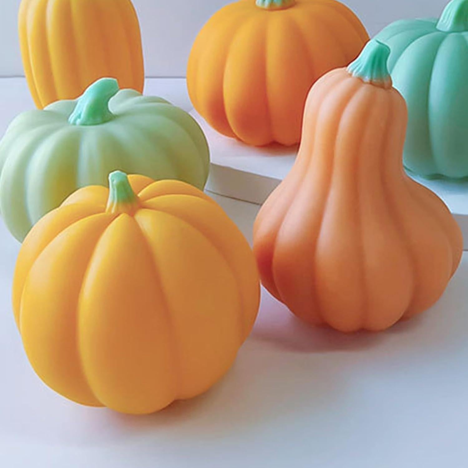 Molde de Silicona Calabaza Japleed para Velas y Jabón 3D