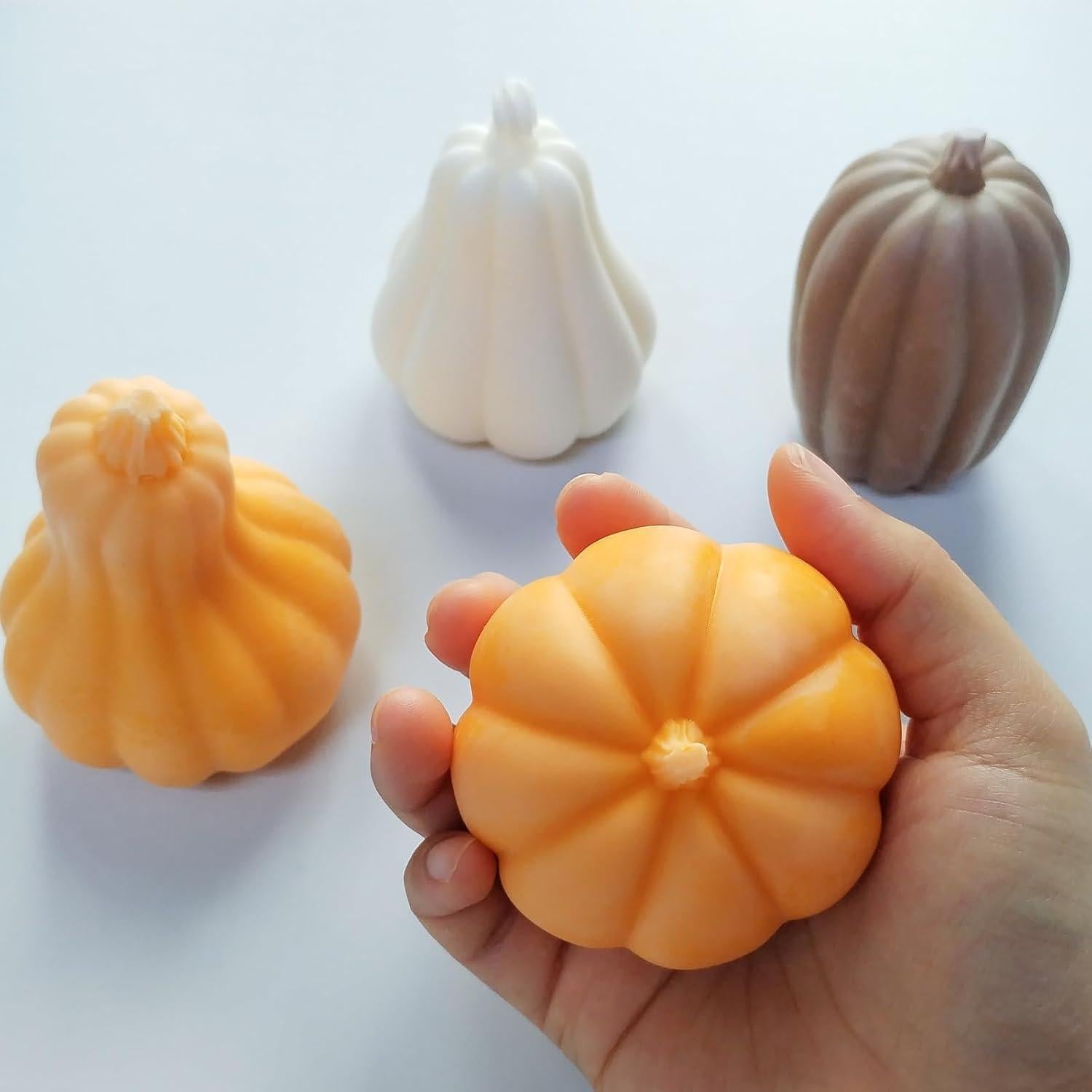 Molde de Silicona Calabaza Japleed para Velas y Jabón 3D
