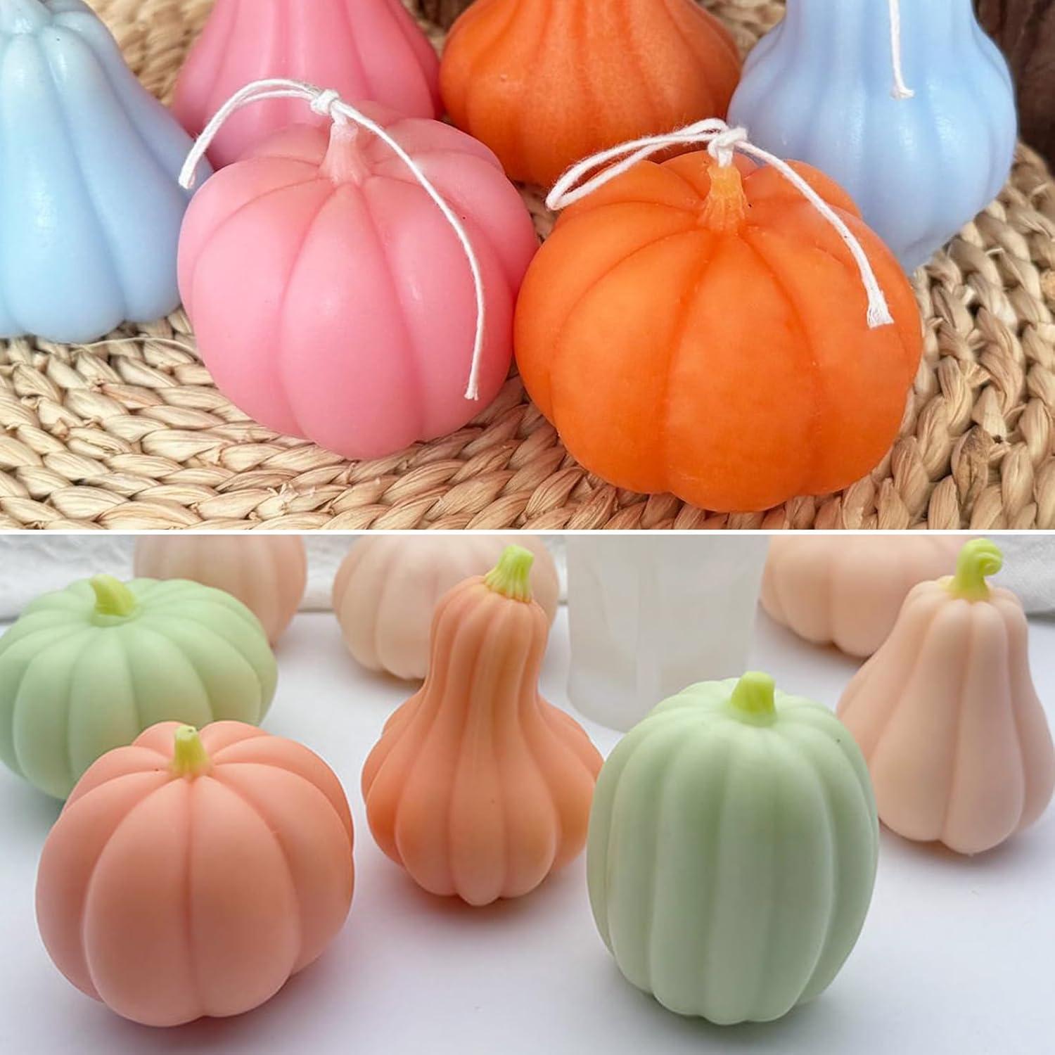 Molde de Silicona Calabaza Japleed para Velas y Jabón 3D