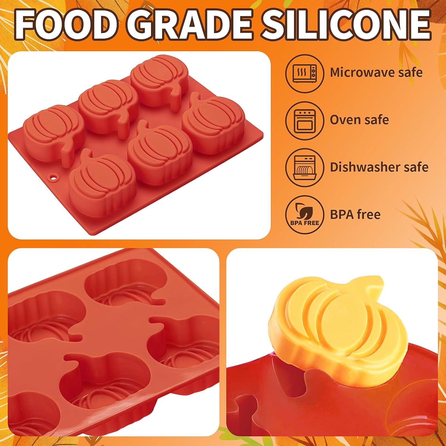 Moldes de Silicona en Forma de Calabaza Yomvzake - 2 Piezas