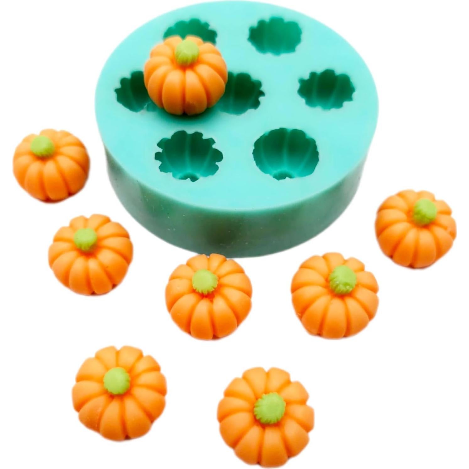 Molde de Silicona Mini Calabaza para Velas y Jabón - Halloween
