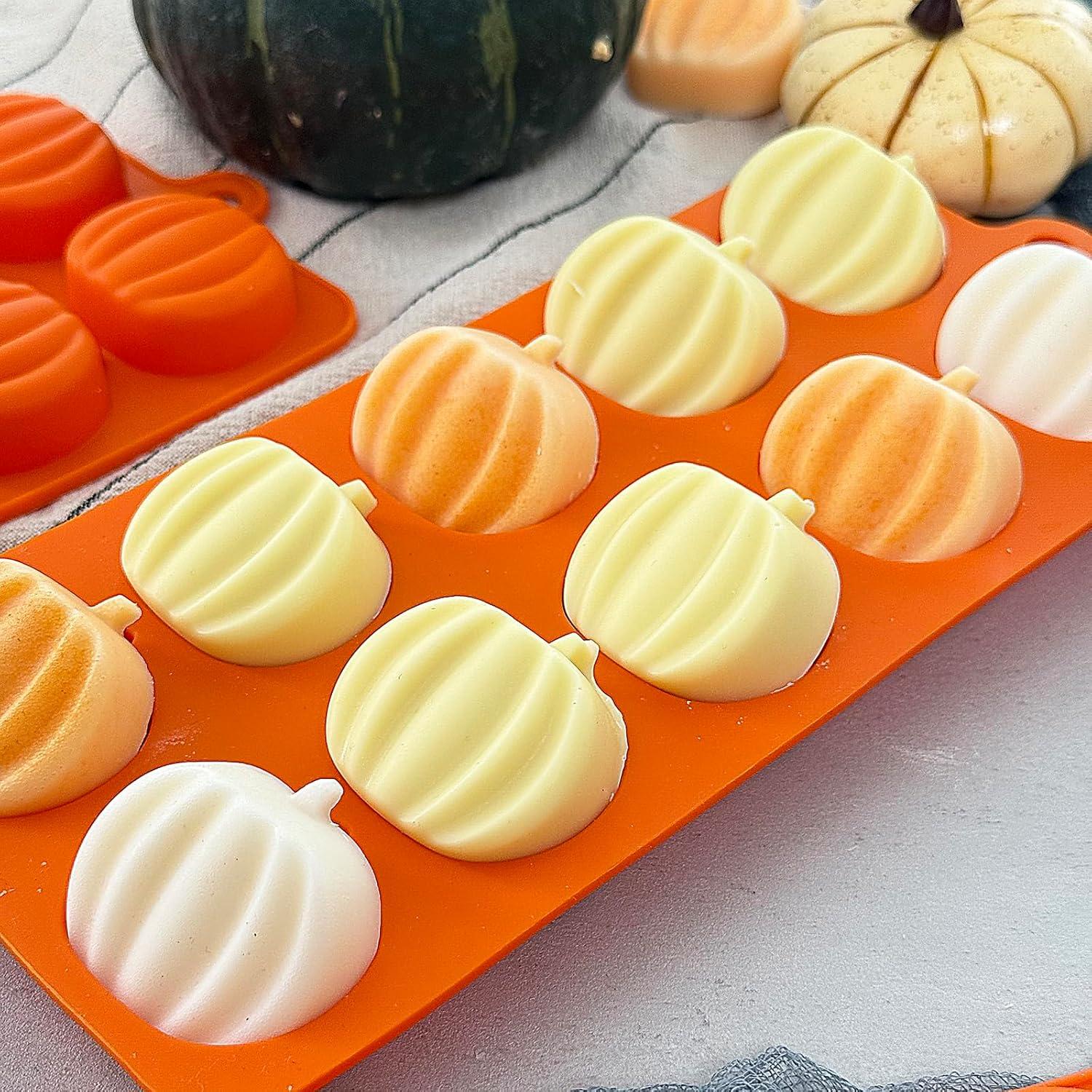 Molde de Silicona para Chocolate Calabaza ZINDIACINE 3 Piezas