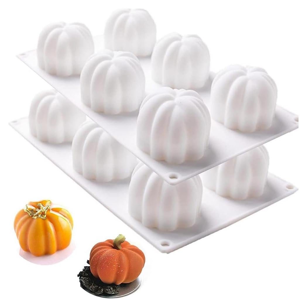 Moldes de Silicona JOINSI Calabaza 2 Pcs para Hornear