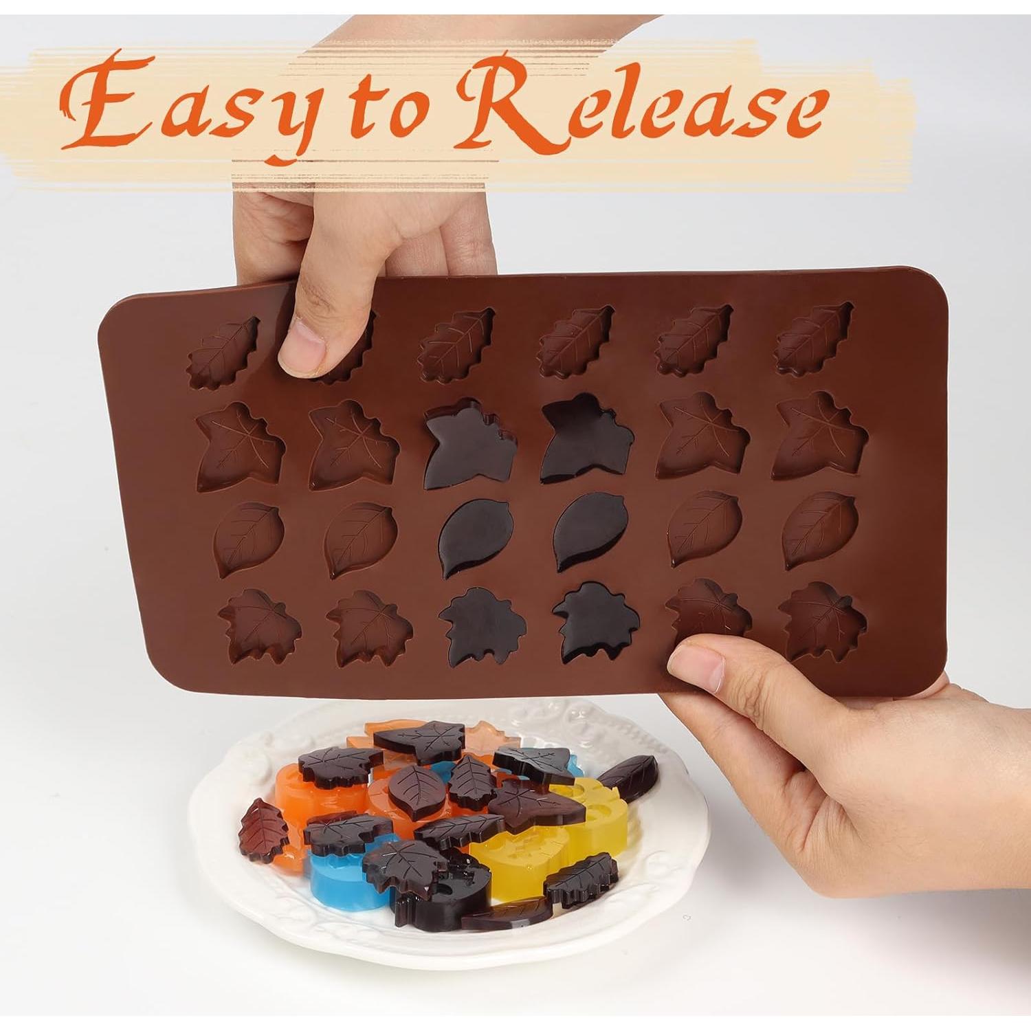 Moldes de Silicona KINYFY para Chocolate y Caramelo - 4 Pcs