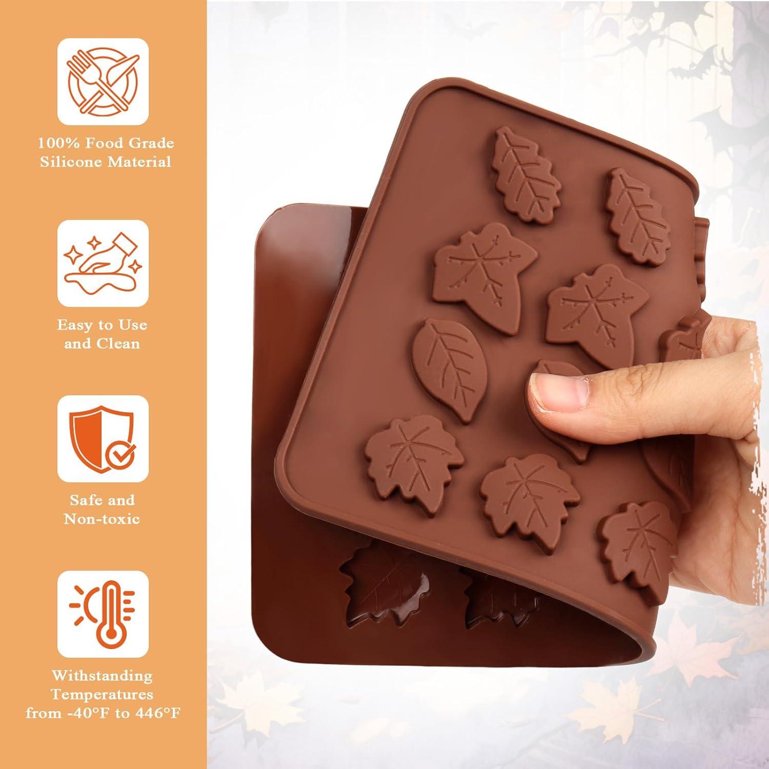 Moldes de Silicona KINYFY para Chocolate y Caramelo - 4 Pcs