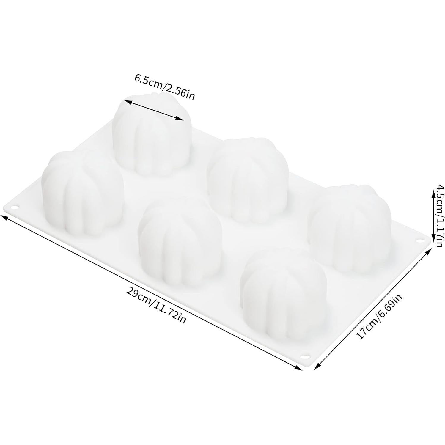 Molde de Silicona 3D Calabaza Tiggell 29x17x4.5cm para Postres
