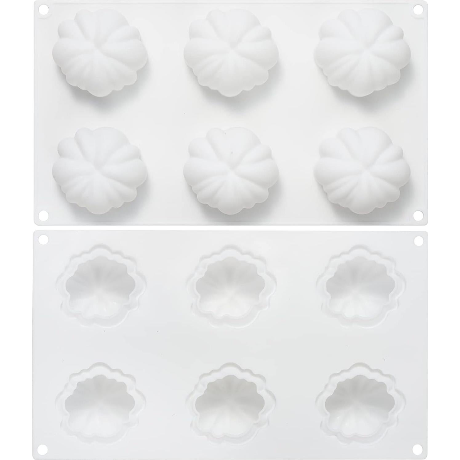 Molde de Silicona 3D Calabaza Tiggell 29x17x4.5cm para Postres