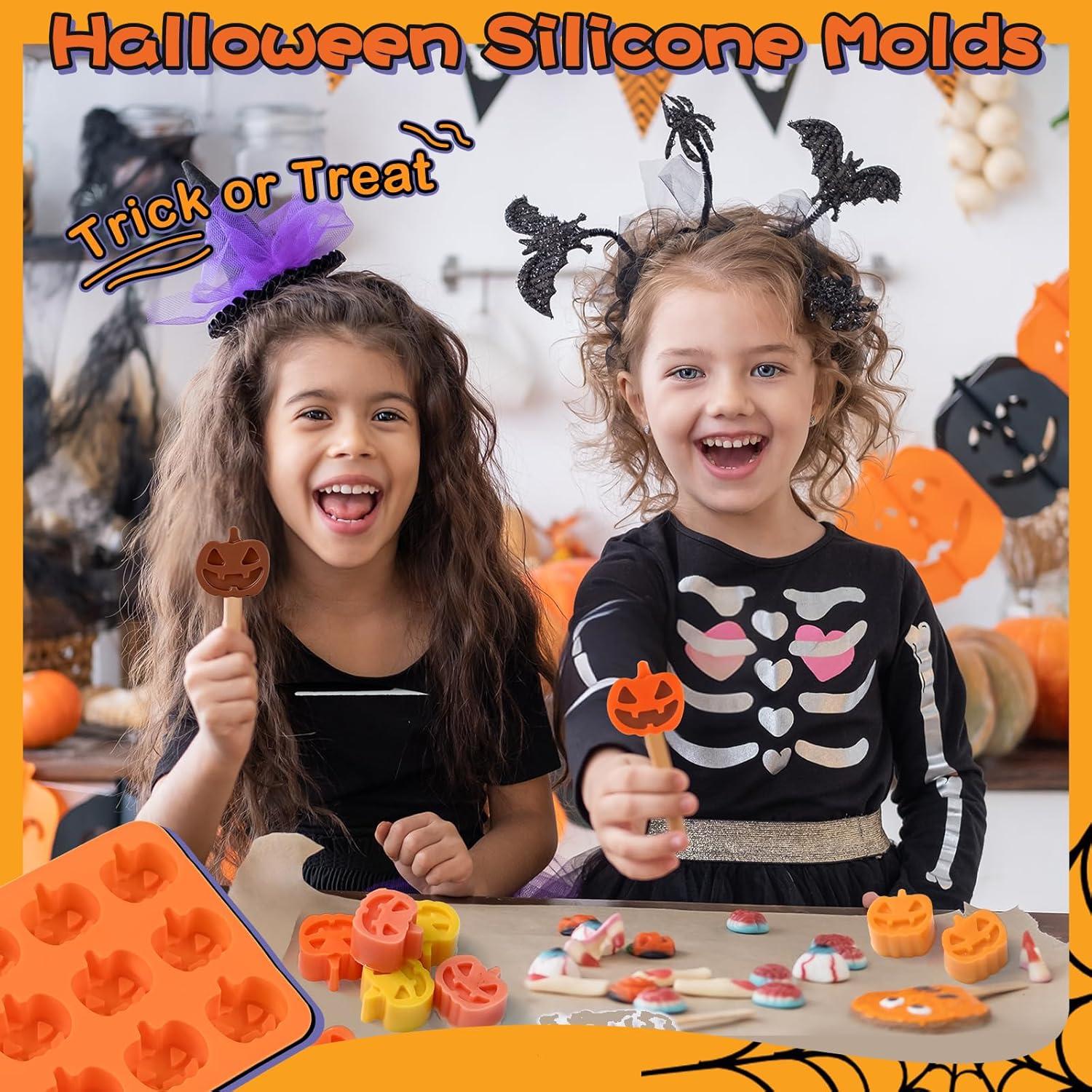 Moldes de Silicona para Chocolate Calabaza SIQINZONGWA 2 PCS