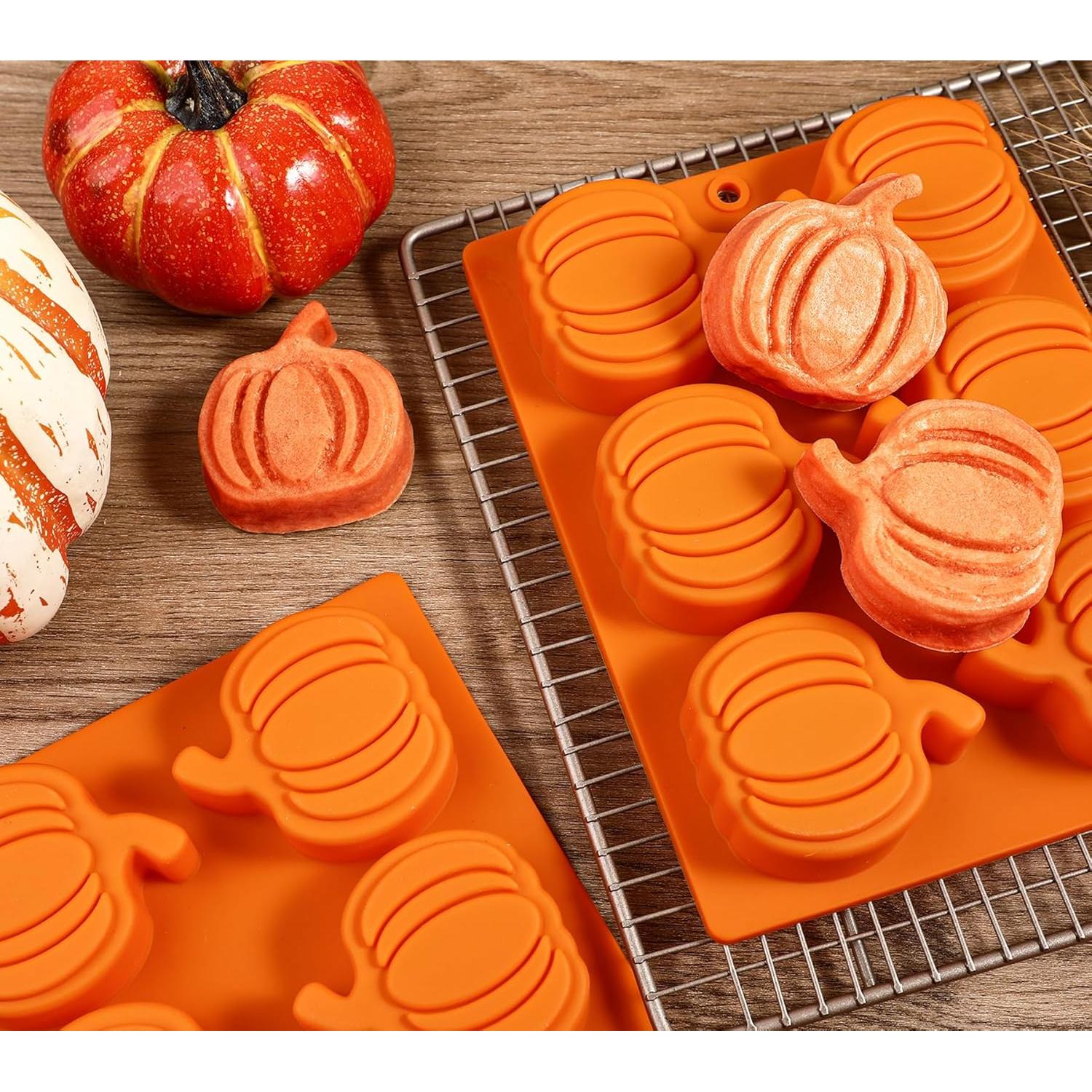 Molde de Silicona para Pastel de Calabaza Webake 6 Cavidades