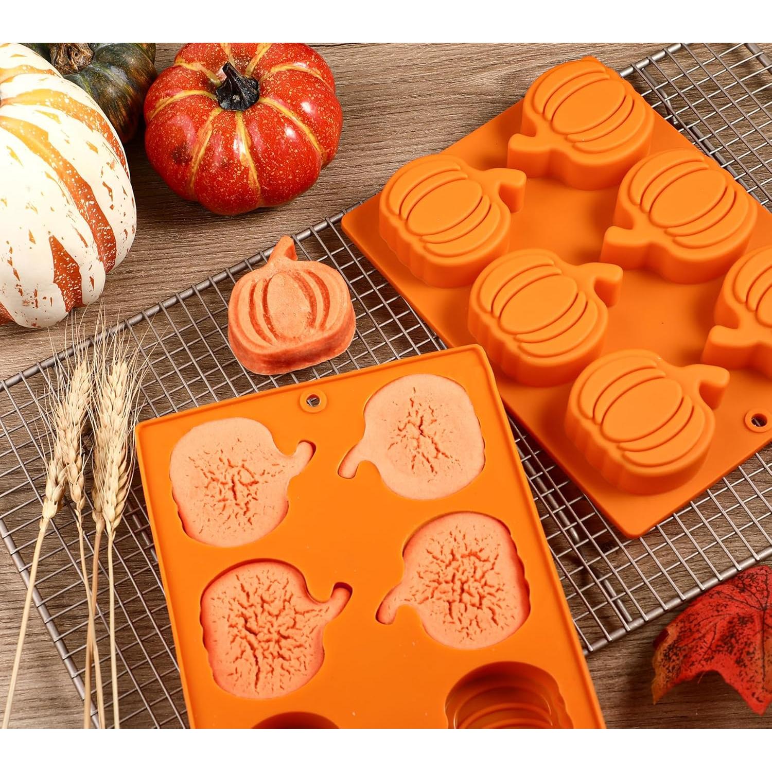 Molde de Silicona para Pastel de Calabaza Webake 6 Cavidades