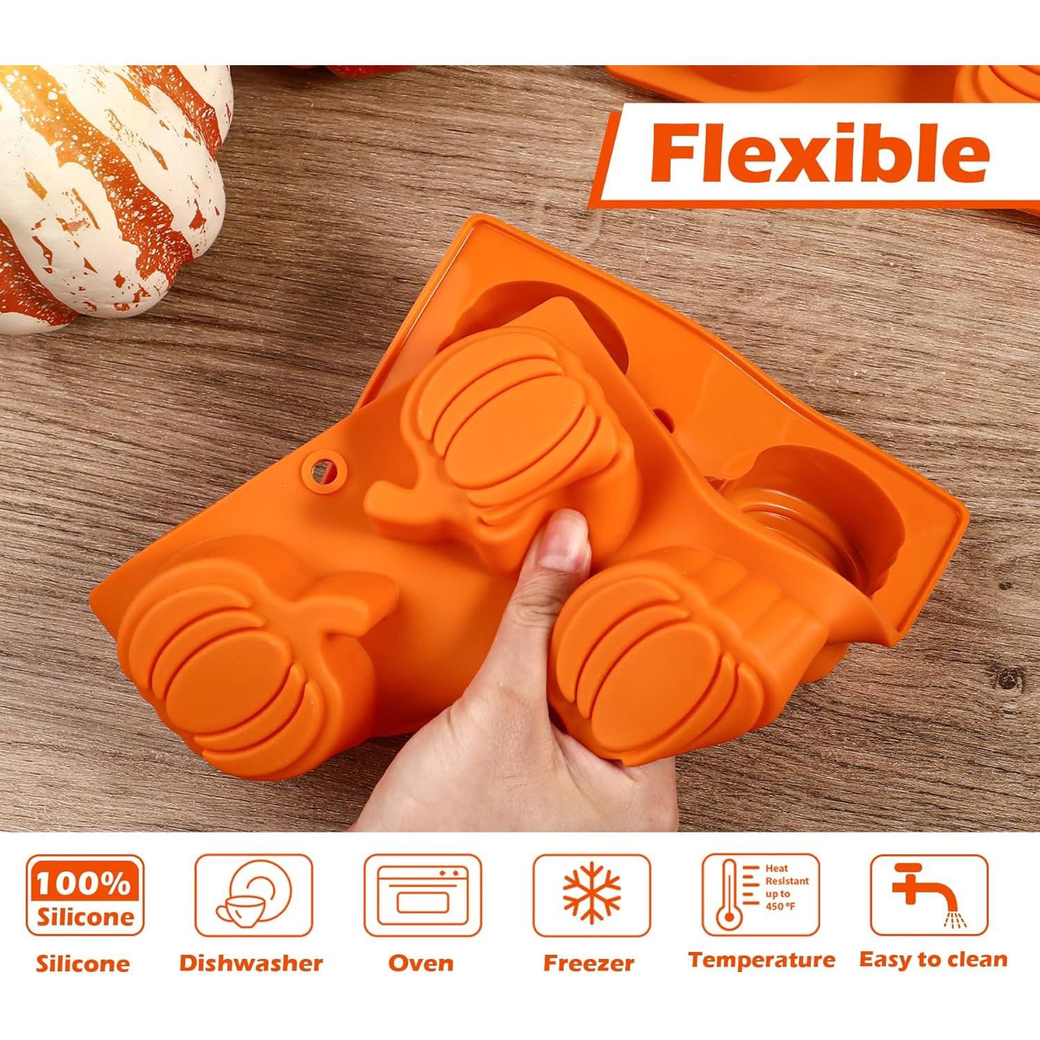 Molde de Silicona para Pastel de Calabaza Webake 6 Cavidades