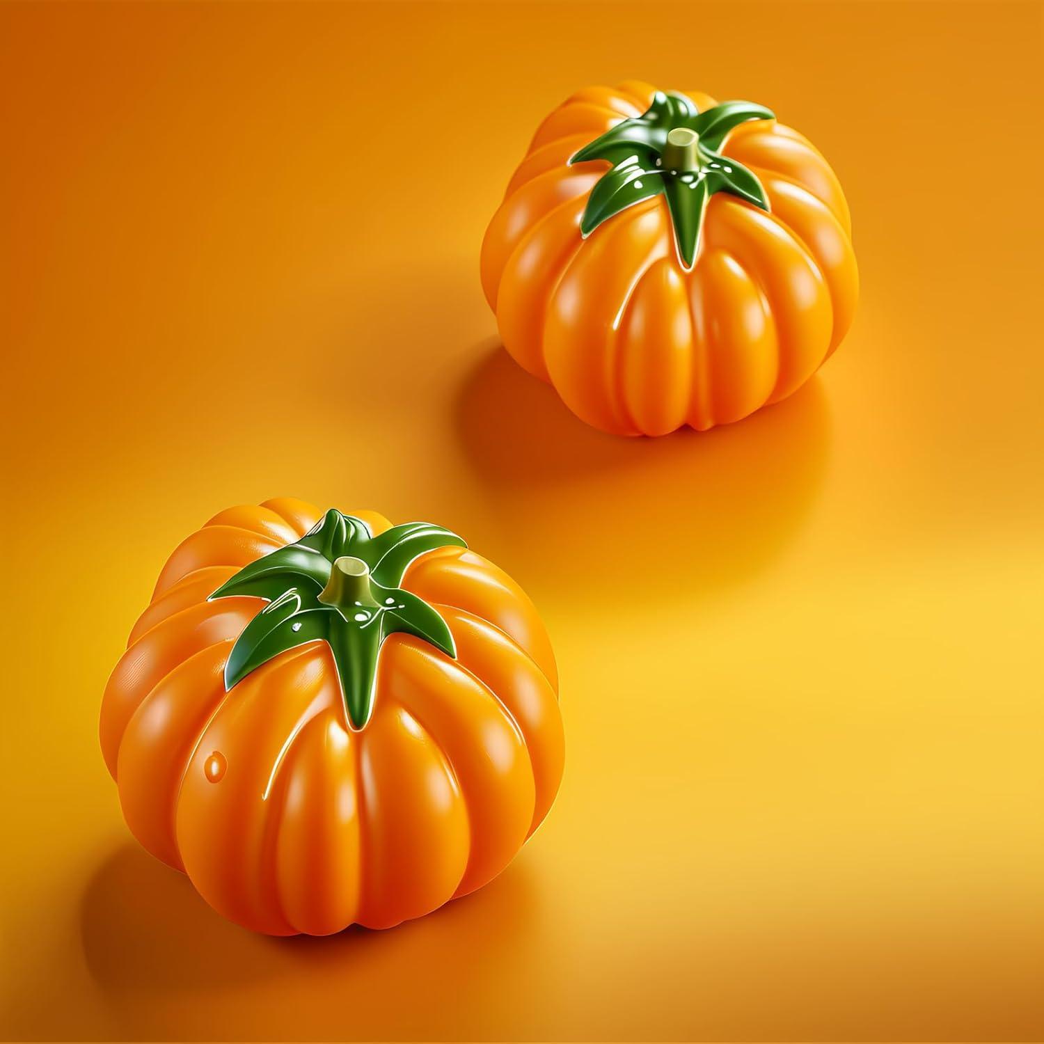 Molde de Silicona 3D Calabaza LLPMutu 12 Cavidades