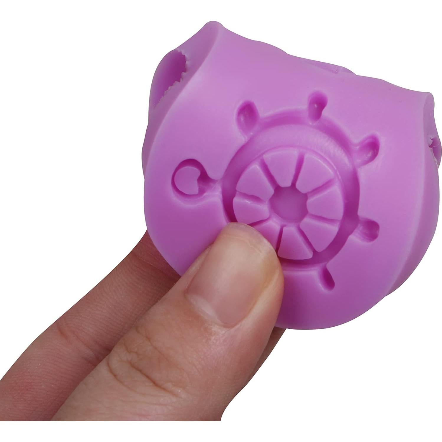 Moldes de Fondant de Silicona Acvcatto Ancla y Timón 2 Piezas