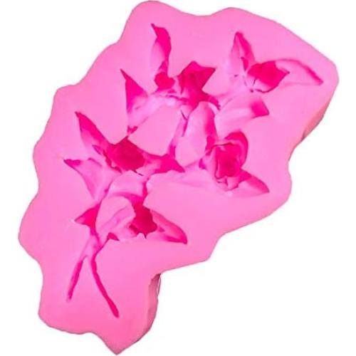 Molde de Silicona Rosa 3D NINEXY para Pasteles y Resina