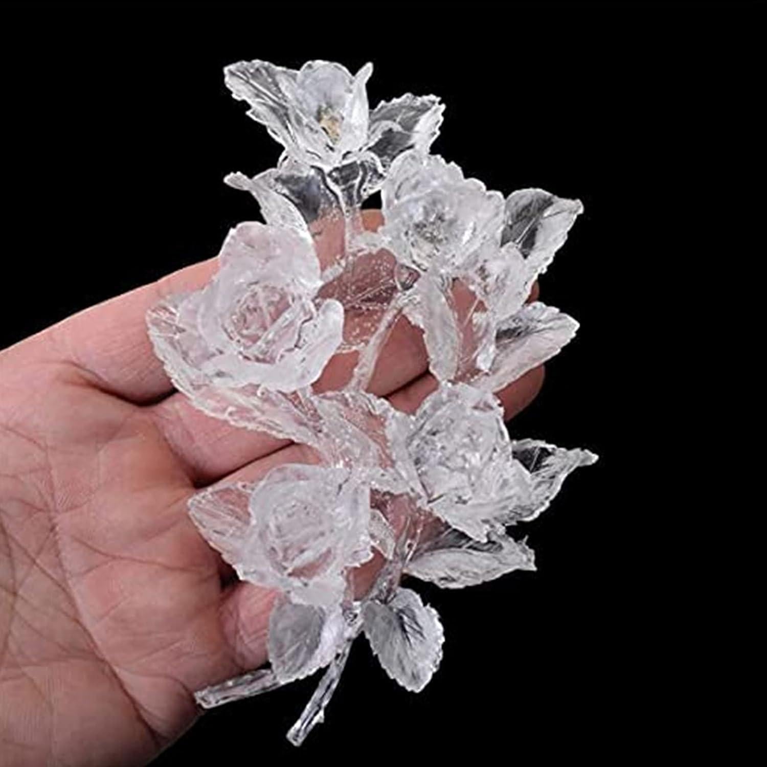 Molde de Silicona Rosa 3D NINEXY para Pasteles y Resina