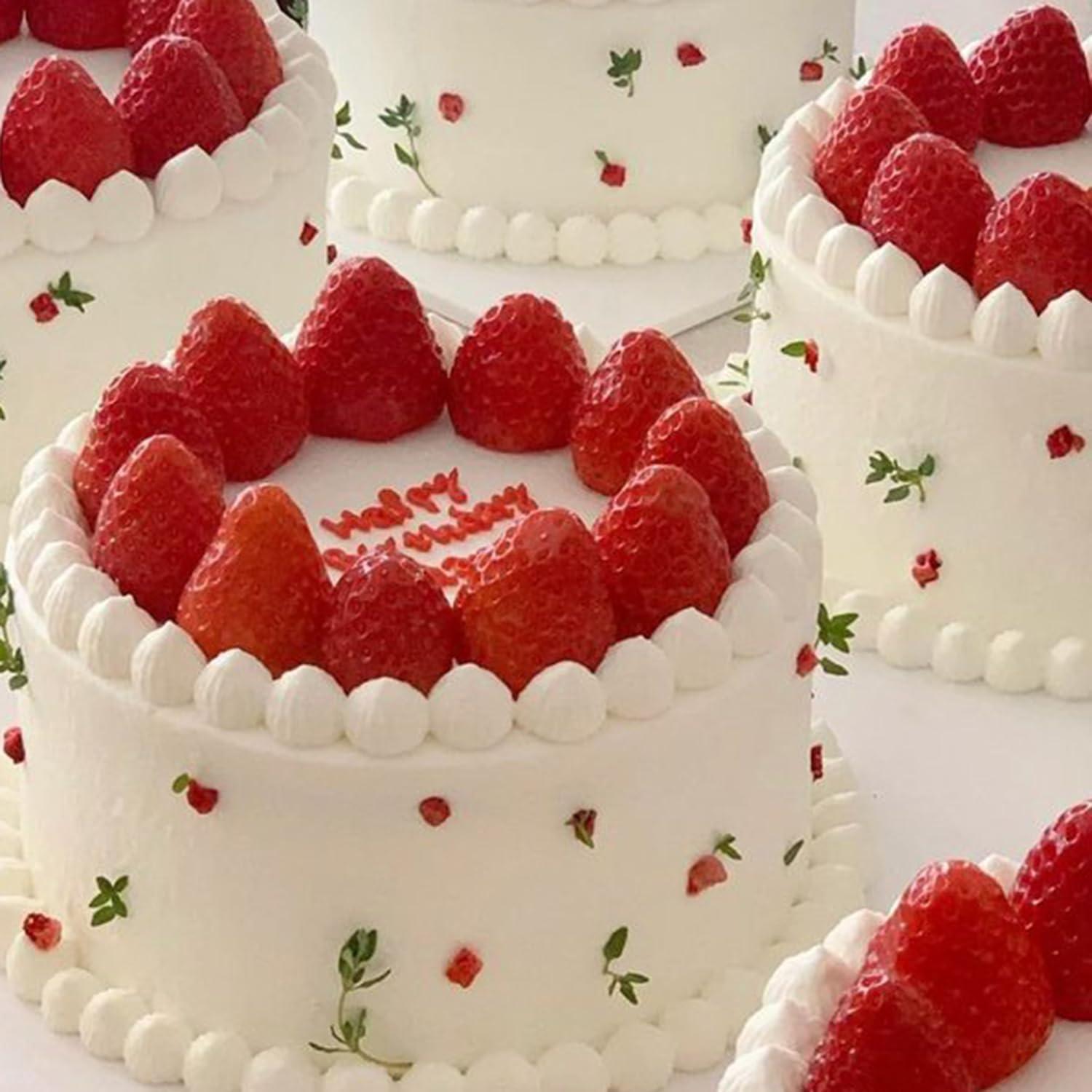 Molde de Silicona para Fondant de Fresa MINFEIDMS 8x7 cm