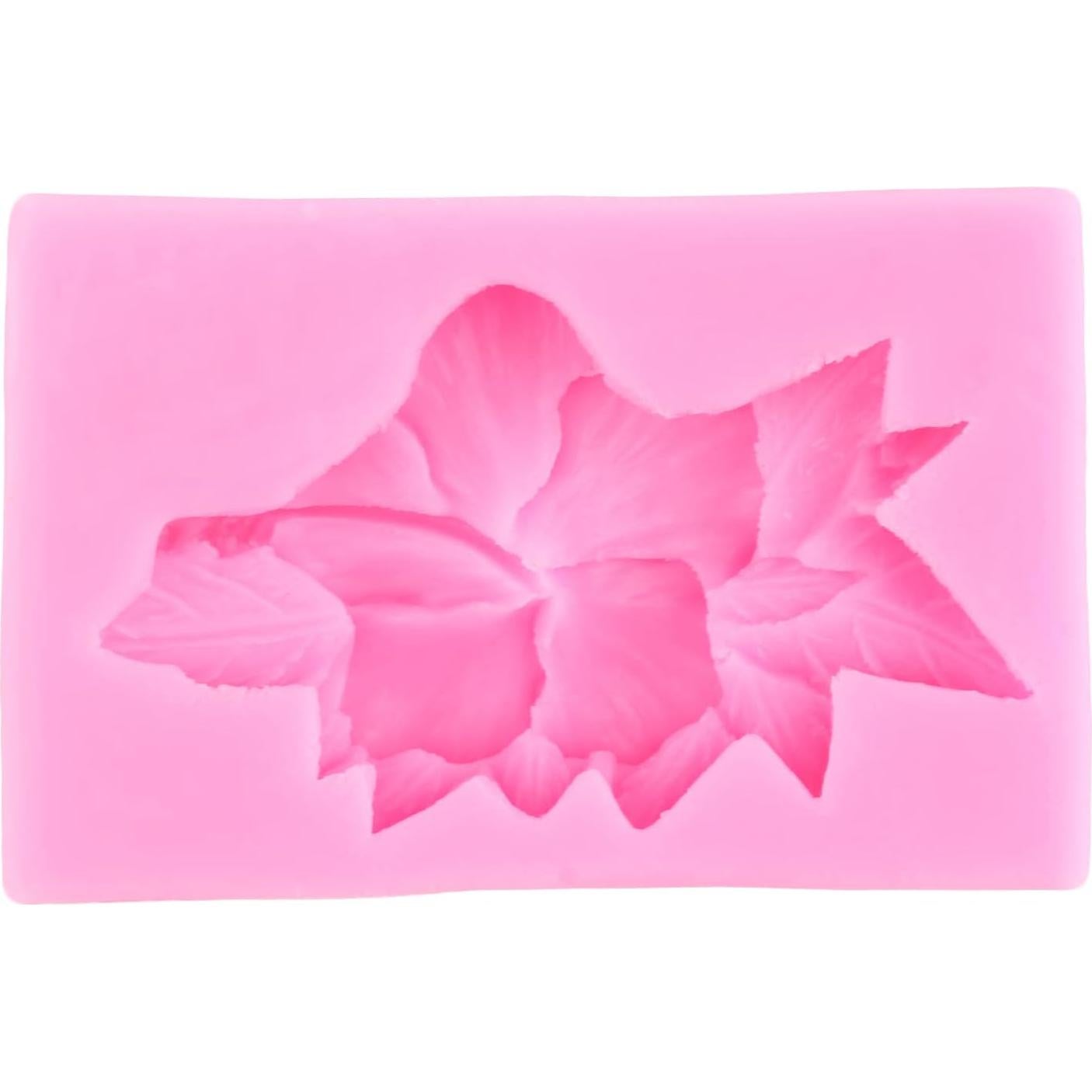 Molde de Silicona de Flores Plumeria y Hibisco ZiXiang - Set de 4