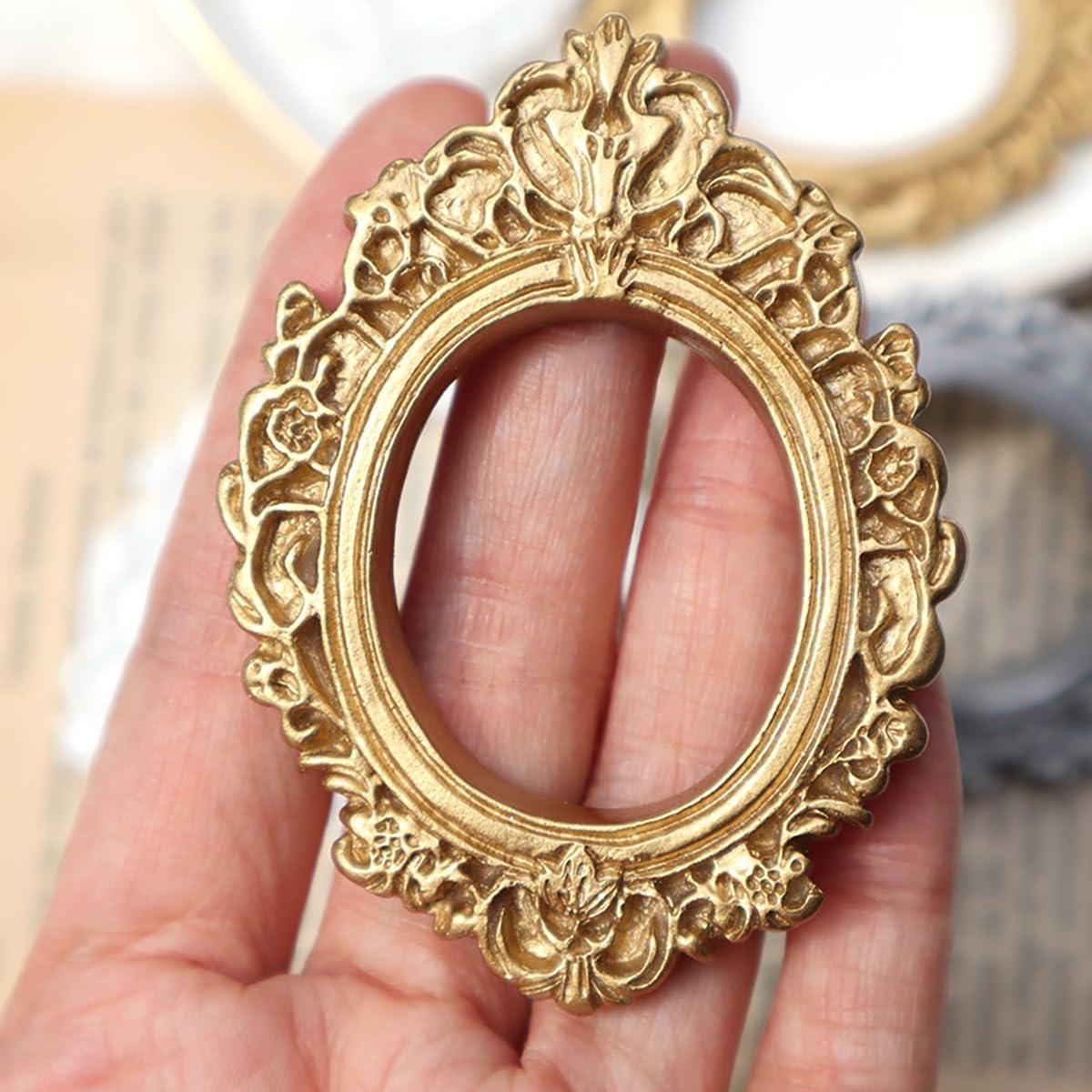 Molde de Silicona para Fondant Elsjoy 6 Piezas Barroco Rosa