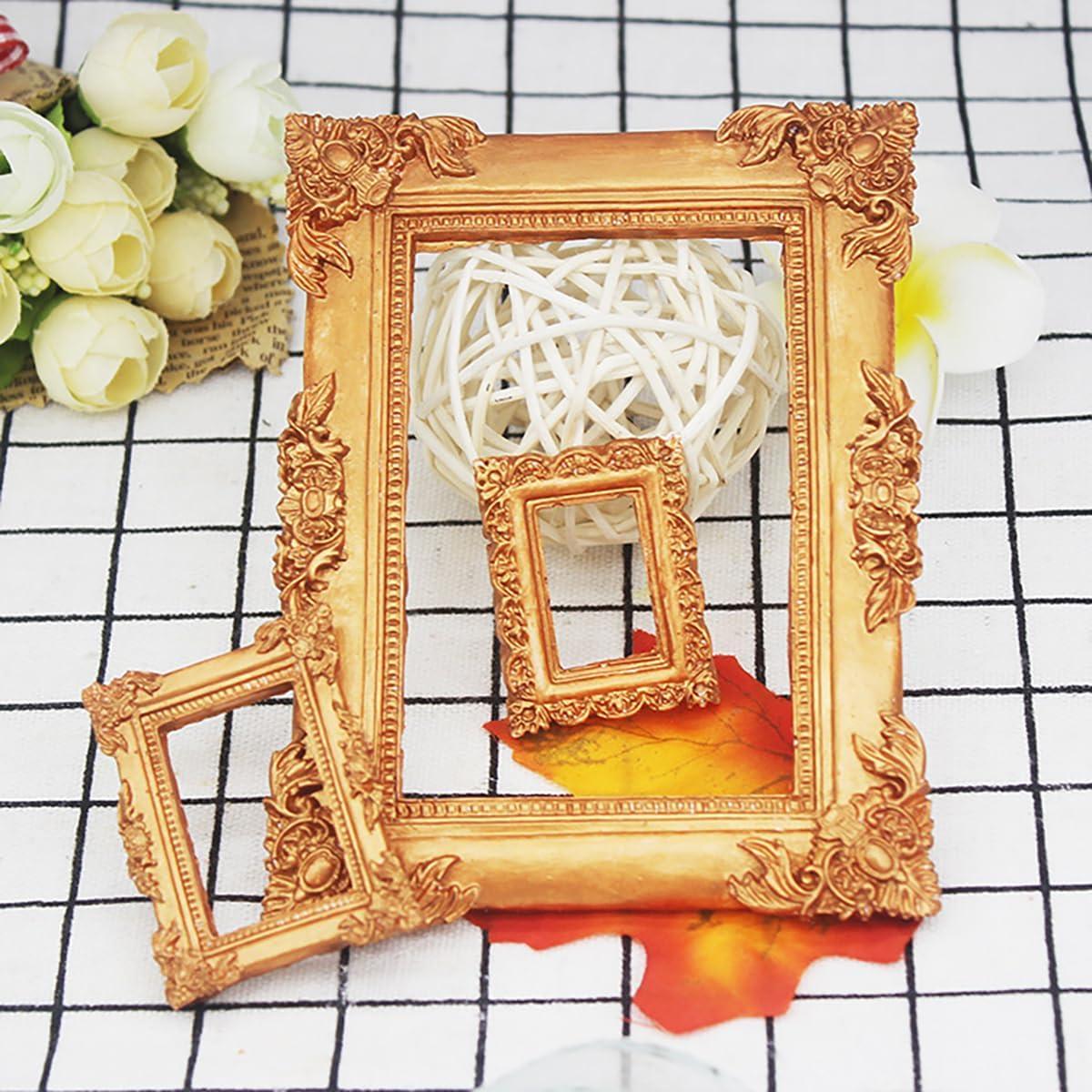 Molde de Silicona para Fondant Elsjoy 6 Piezas Barroco Rosa