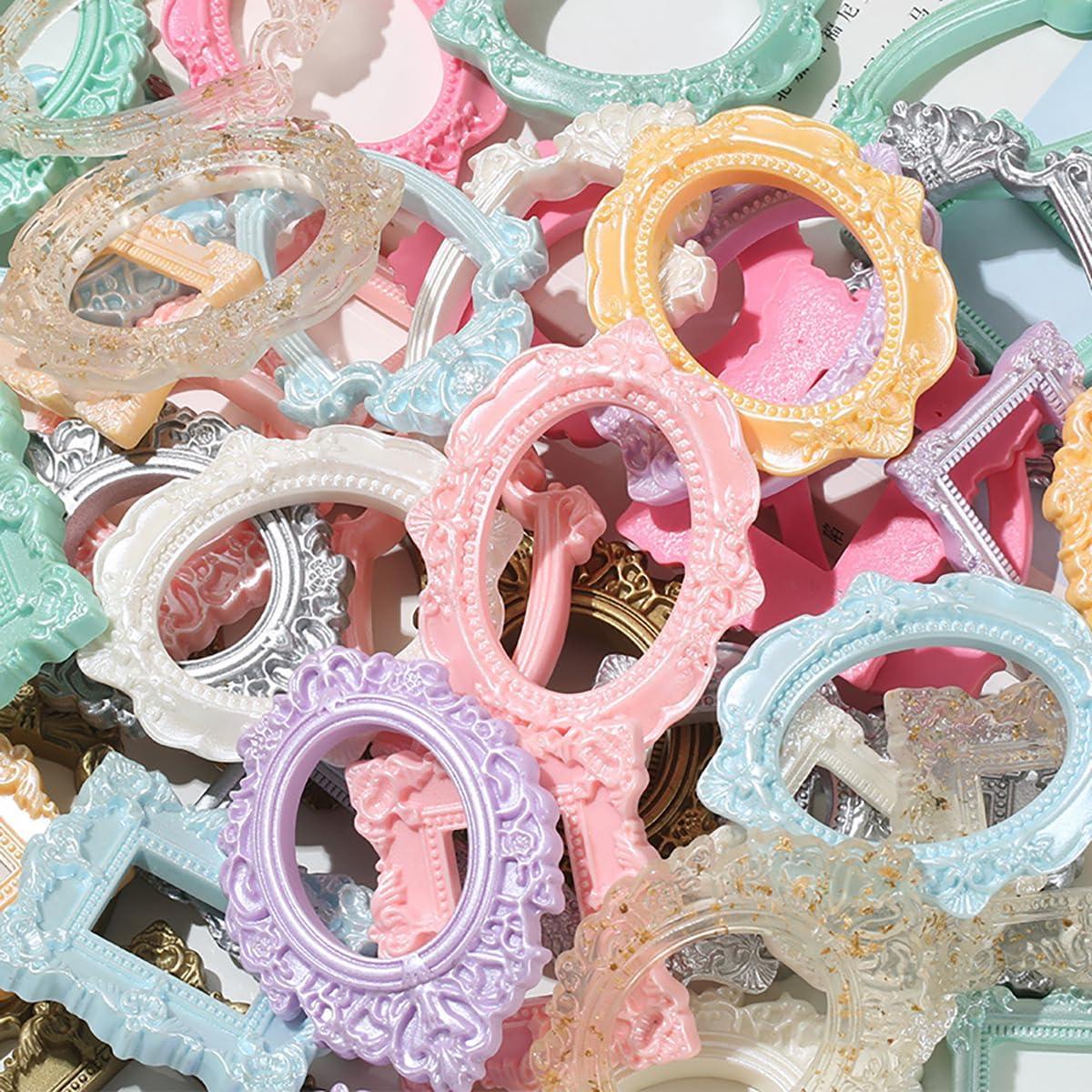 Molde de Silicona para Fondant Elsjoy 6 Piezas Barroco Rosa