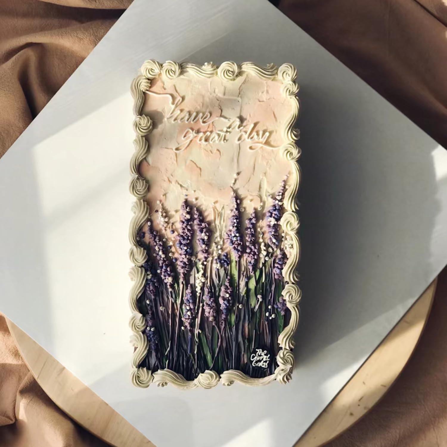 Molde de Silicona para Fondant Flor de Lavanda MINFEIDMS 8x7cm