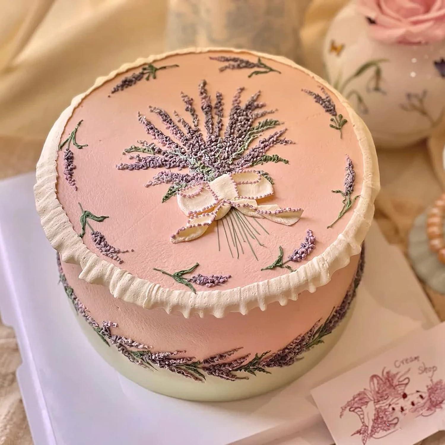 Molde de Silicona para Fondant Flor de Lavanda MINFEIDMS 8x7cm