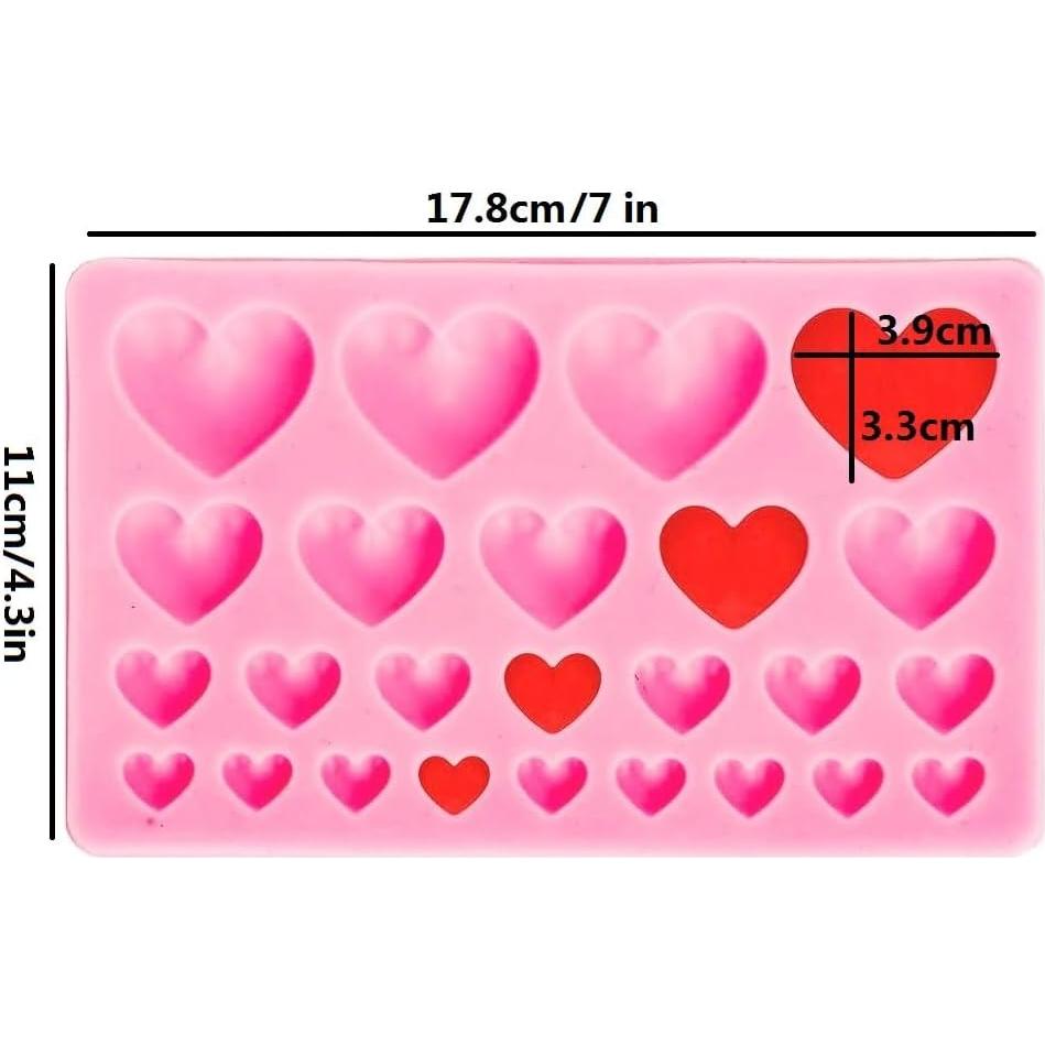 Molde de Silicona Corazón SUNKOOL para Fondant y Chocolate