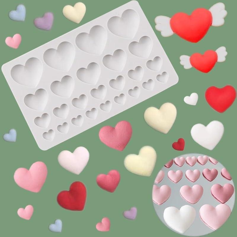 Molde de Silicona Corazón SUNKOOL para Fondant y Chocolate