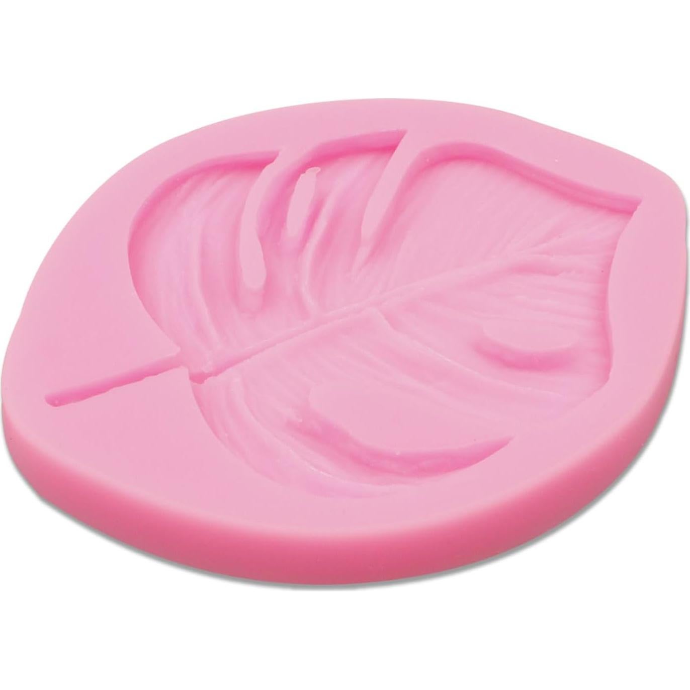 Moldes de Silicona para Fondant LCcakem - 4 Hojas Suculentas