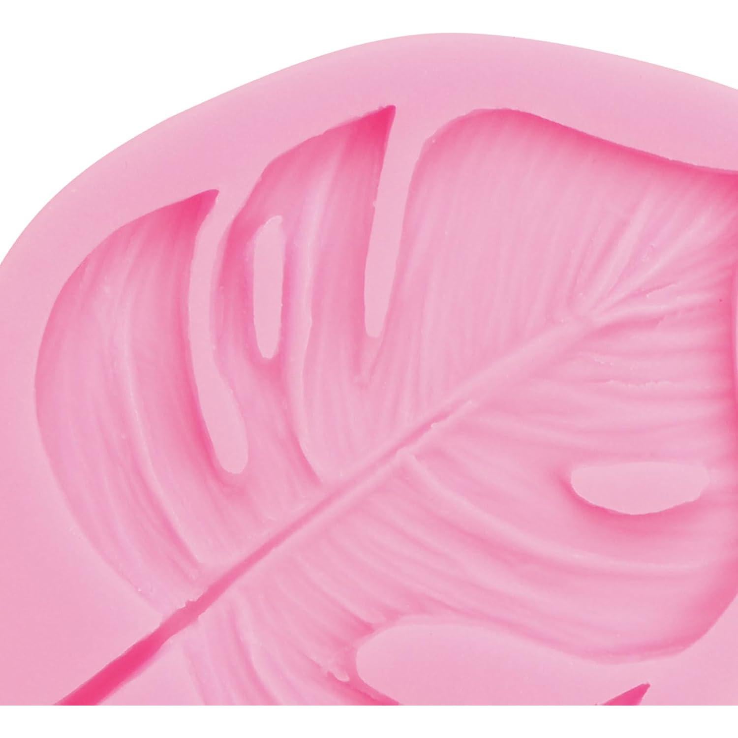 Moldes de Silicona para Fondant LCcakem - 4 Hojas Suculentas