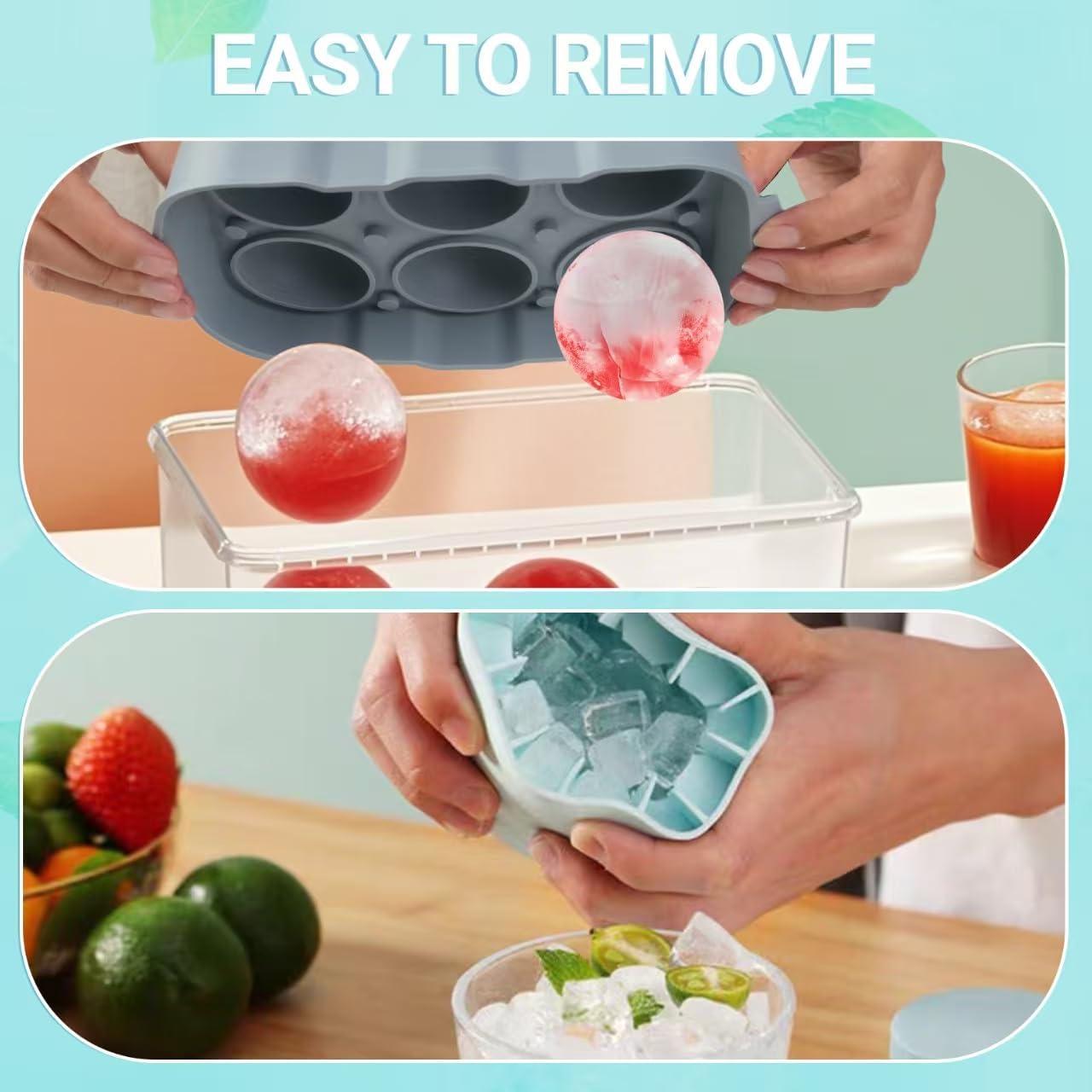 Molde de Hielo de Silicona Guo Xu Jiang Fan - 4 Piezas