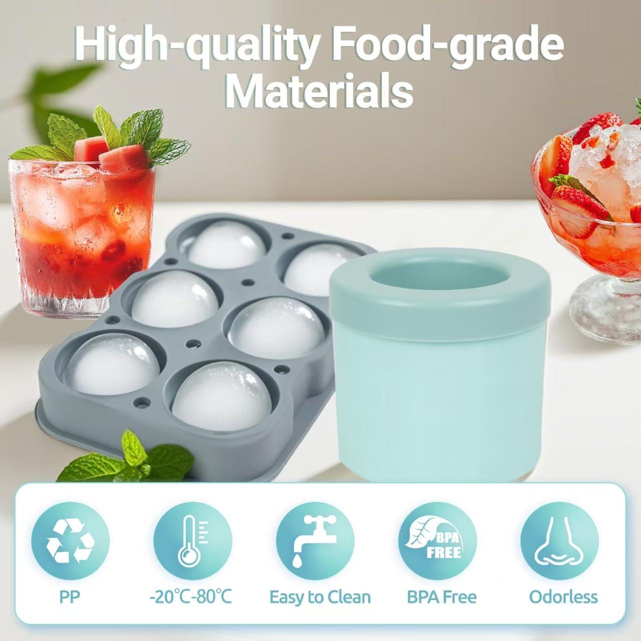 Molde de Hielo de Silicona Guo Xu Jiang Fan - 4 Piezas